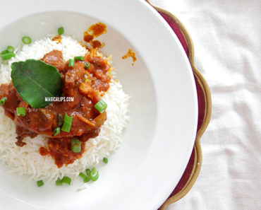 peh sedapnya resepi, resepi mudah daging masak merah, cara mudah masak, cara masak daging salai, resepi daging salai masak merah